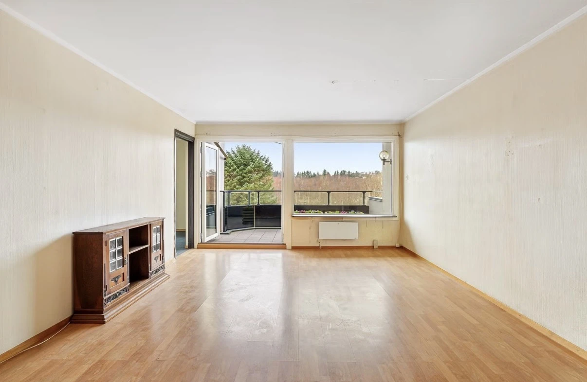 Stue før renovering